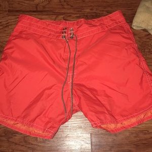 Birdwell orange 310 boardshorts size 32